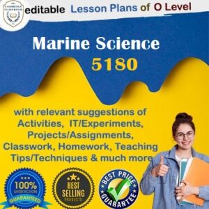 Complete Marine Science 5180 lesson and unit plans in editable DOCX format, featuring comprehensive syllabus coverage, engaging activities, and expert teaching tips.