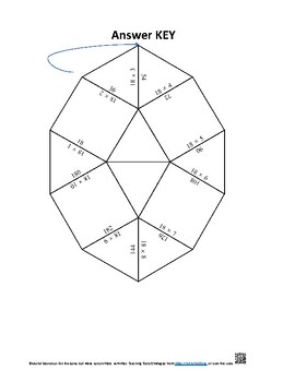 Table of 18 Puzzle Activity Math Fun Group Activity Tarsia Puzzle Table of 18 Puzzle Activity Math Fun Group Activity Tarsia Puzzle