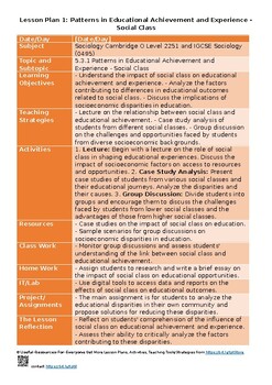 5.3 What factors help to explain differences in educational achievement and expe