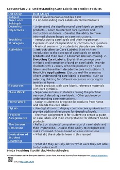 7 Labelling of textile products – O Level Fashion and Textiles 6130 Lesson Plans