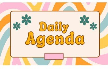 Daily Agenda for Teachers – Streamline Your Day with Style!