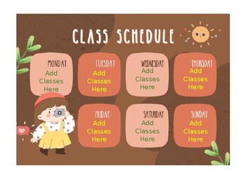 stunning Classroom Schedule – Transform Classroom with Vibrant Classroom Schedul