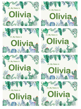 Vibrant Student Name Tags – Perfect for Back to School! Vibrant Student Name Tag
