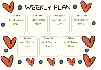 Vibrant Classroom Schedule Transform Your Classroom with Vibrant Classroom Timta