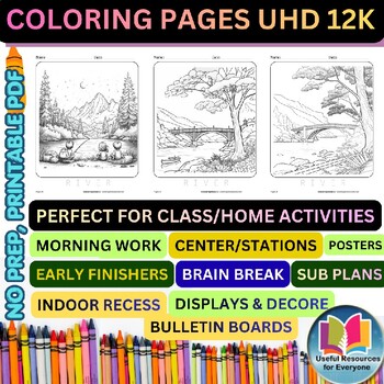River Coloring Pages for Kids | 50 Printable Nature, Camping & Outdoor Adventure