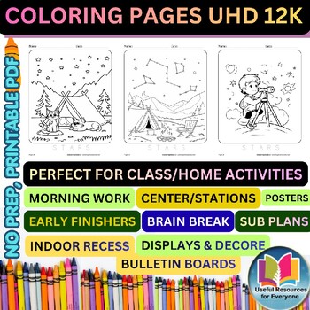 Night Stars Coloring Pages | 50 Printable Celestial Sky Moon & Constellation Art Night Stars Coloring Pages | 50 Printable Celestial Sky Moon & Constellation Art