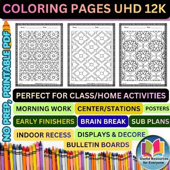 Geometric Masterpieces Coloring Collection | 50 Stunning Pattern Coloring Pages Geometric Masterpieces Coloring Collection | 50 Stunning Pattern Coloring Pages