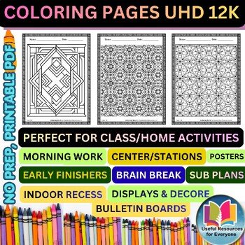 Finite Patterns Coloring Book | 50 Mesmerizing Geometric Coloring Pages | Mind Finite Patterns Coloring Book | 50 Mesmerizing Geometric Coloring Pages | Mind