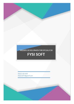 Website proposal project- Activity- Task- Homework Assignment- Editable Template