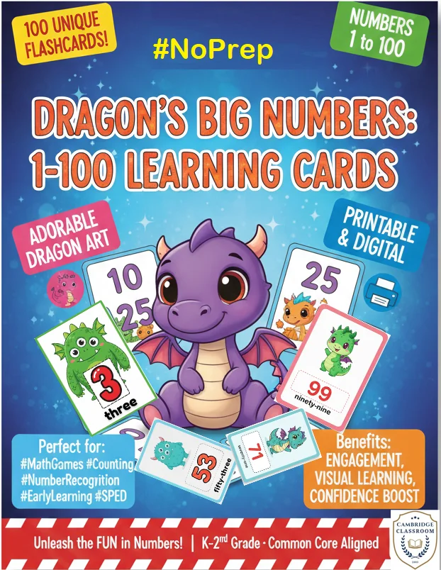 Monster Number Cards 1–100 Book PDF The World’s Most Engaging Number Learning System