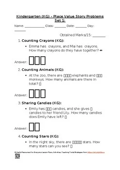 ✏️Ultimate Place Value Worksheets for KG – Grade 5  Editable Worksheets Activity